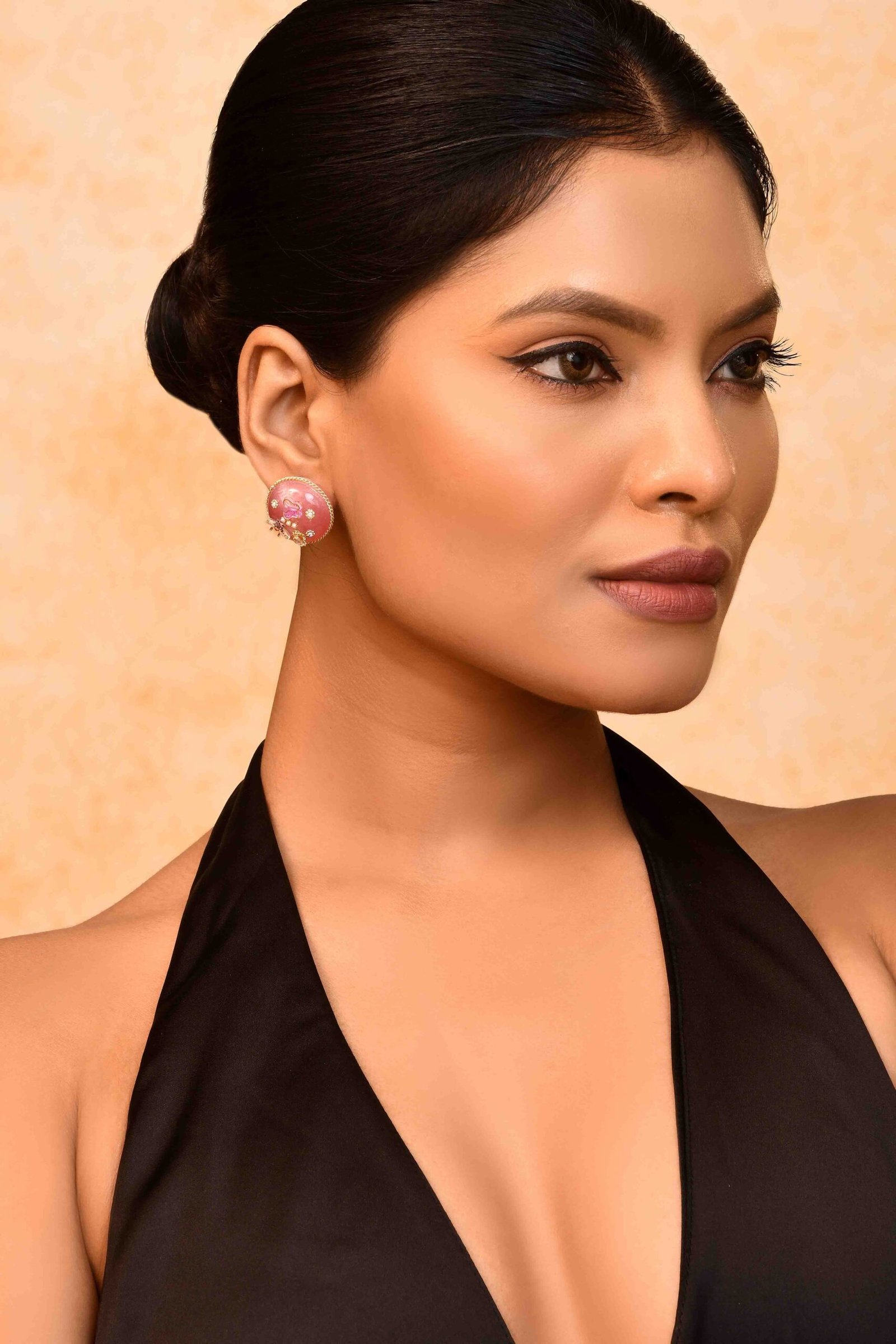 UNIHLC Pink Butterfly Studs - Image 3
