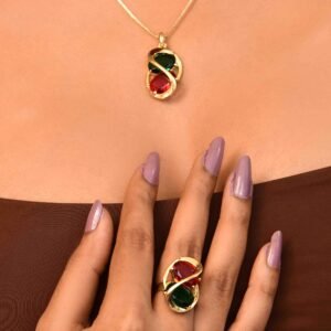 UNIHLC Red & Emerald Infinity Set