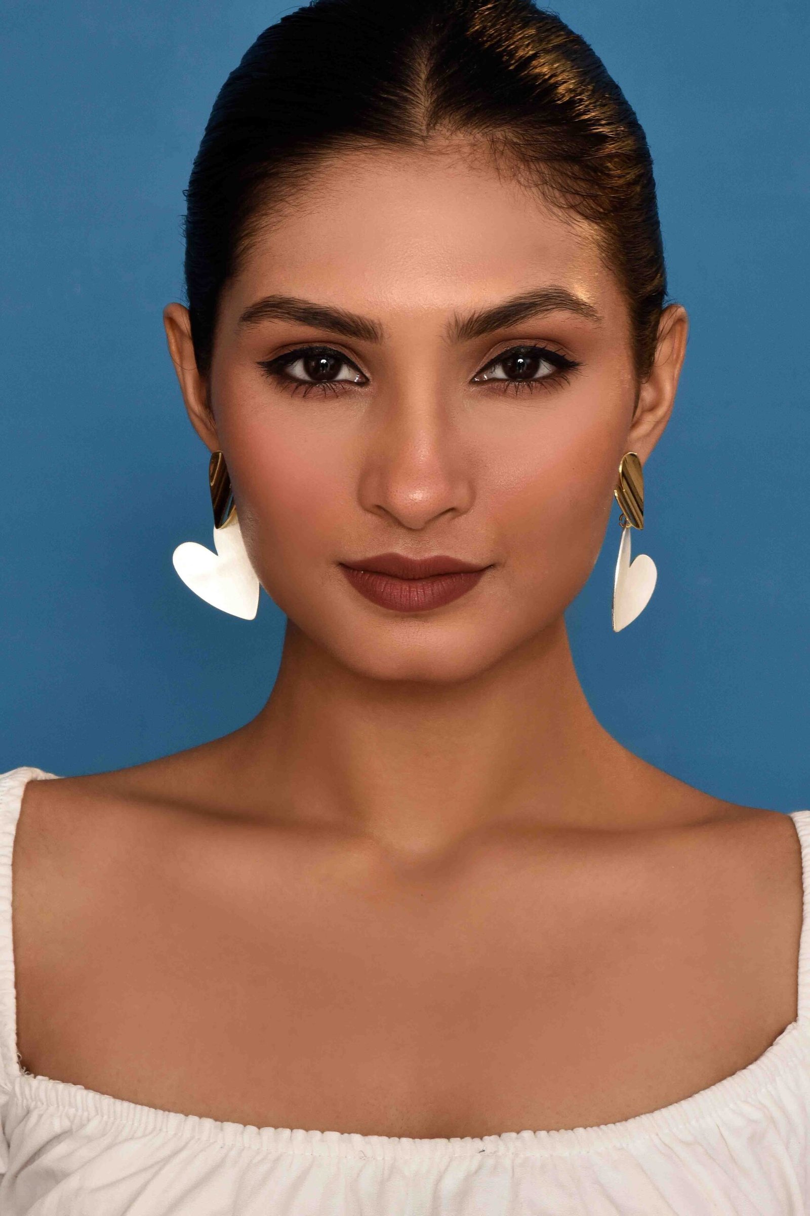 UNIHLC Twin Heart Earrings