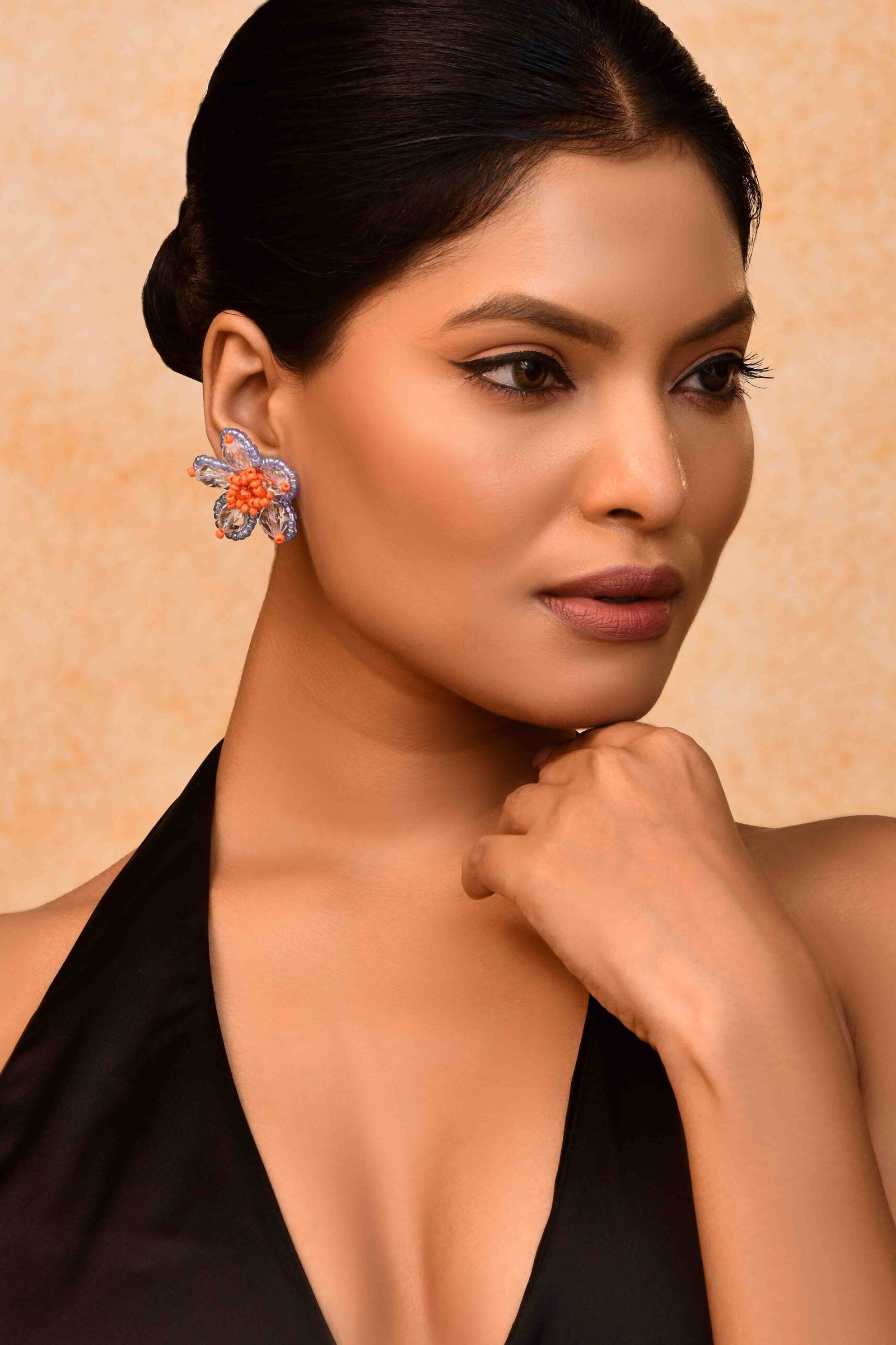 UNIHLC Blue Bloom Earrings - Image 3
