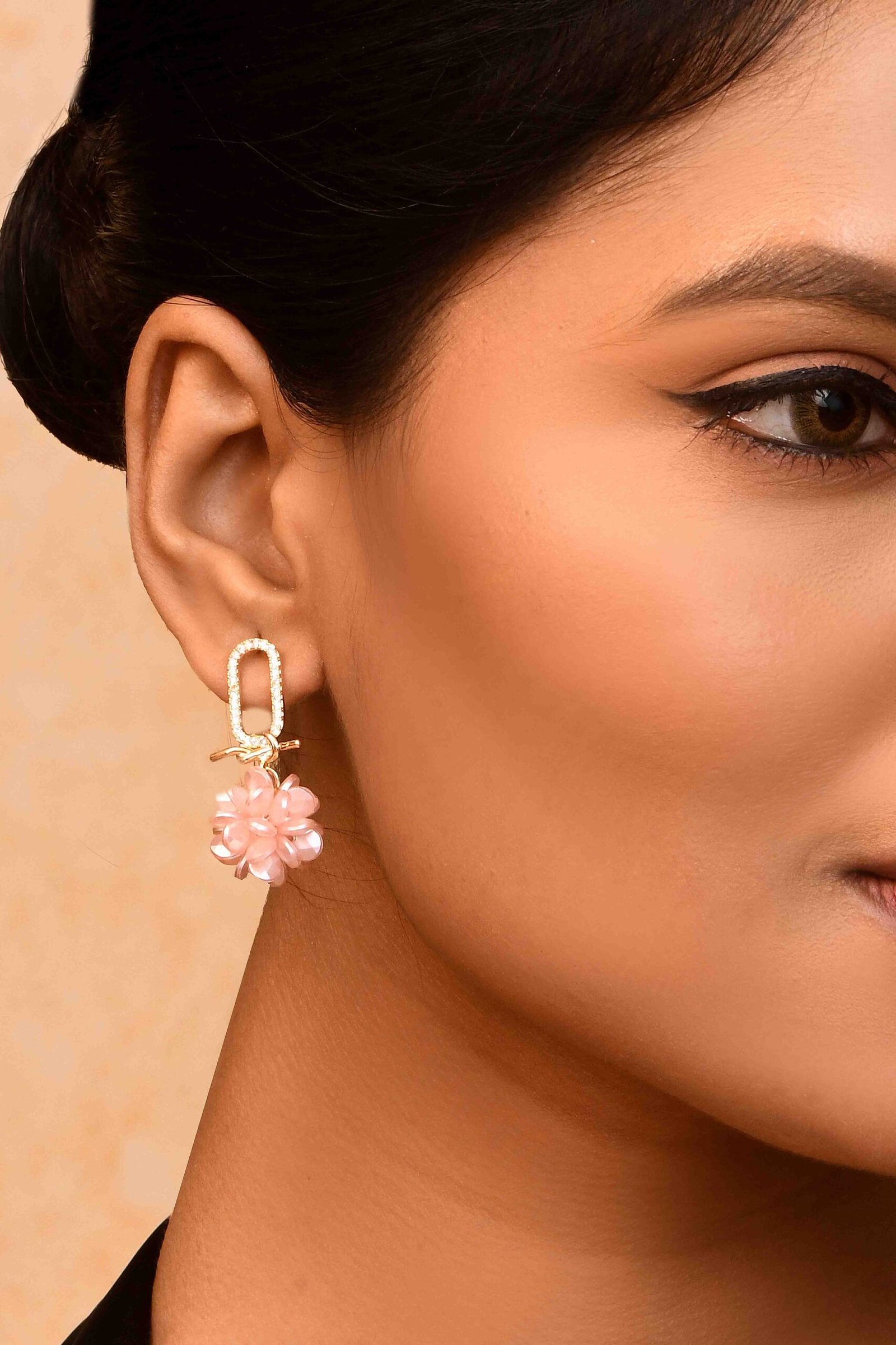 UNIHLC Pink Bloom Earrings - Image 2