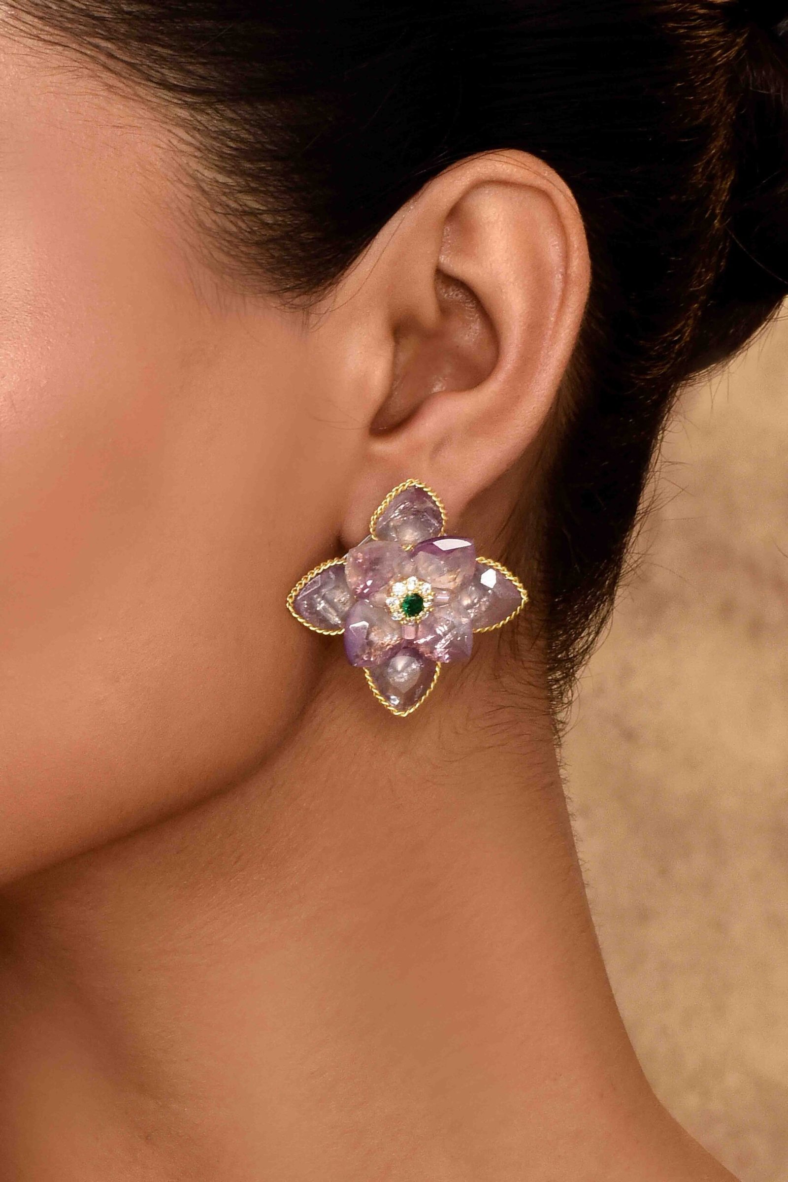 UNIHLC Royal Petal Studs - Image 2