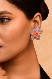 UNIHLC Blue Bloom Earrings