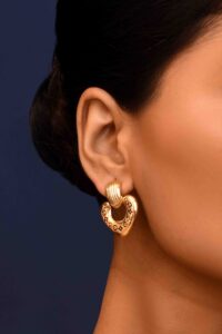 UNIHLC Gold Heart Hoops