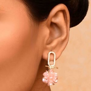 UNIHLC Pink Bloom Earrings