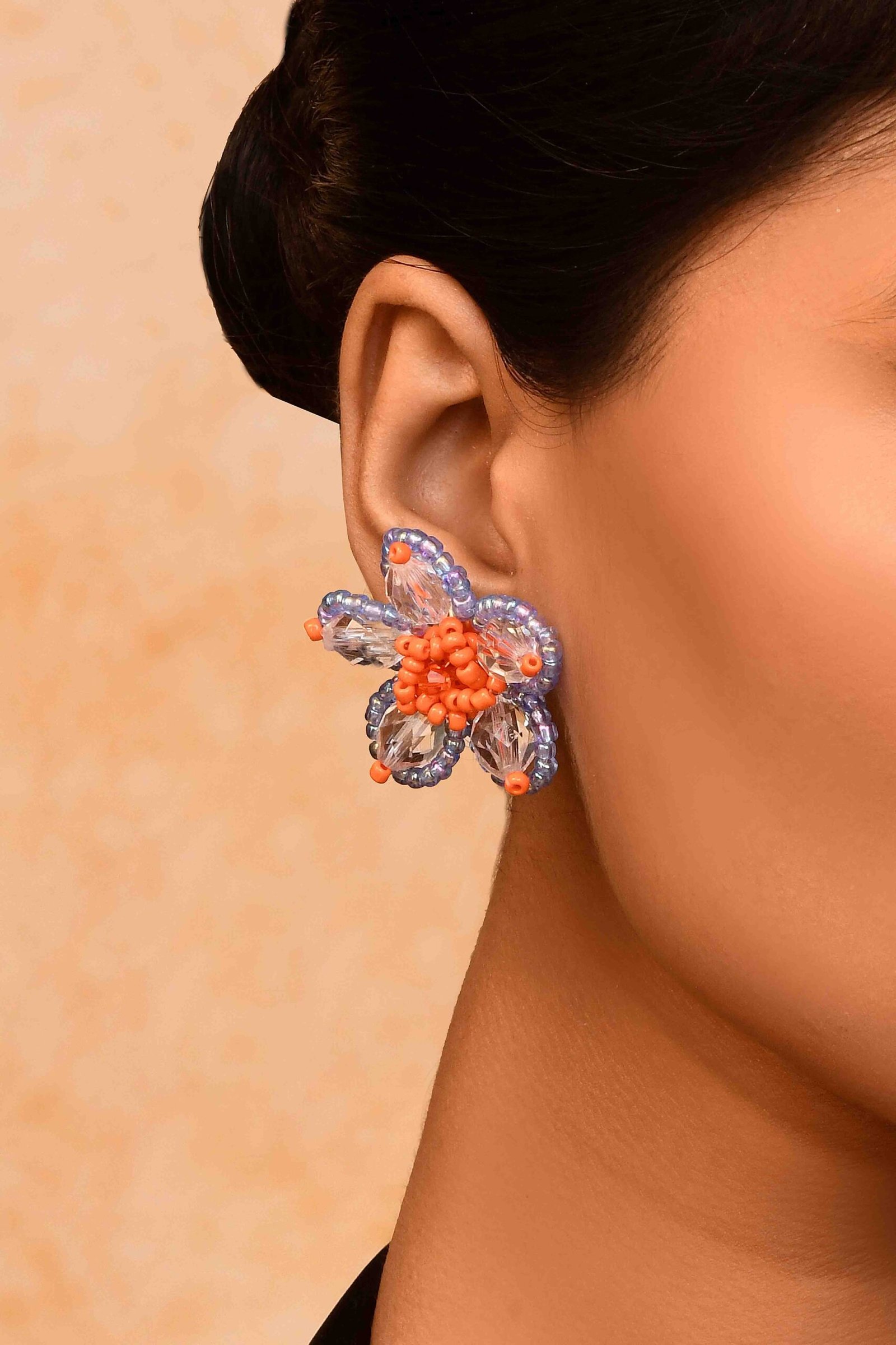 UNIHLC Blue Bloom Earrings - Image 2