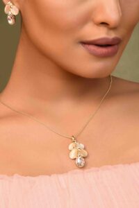 UNIHLC Pearl Leaf Drop Set