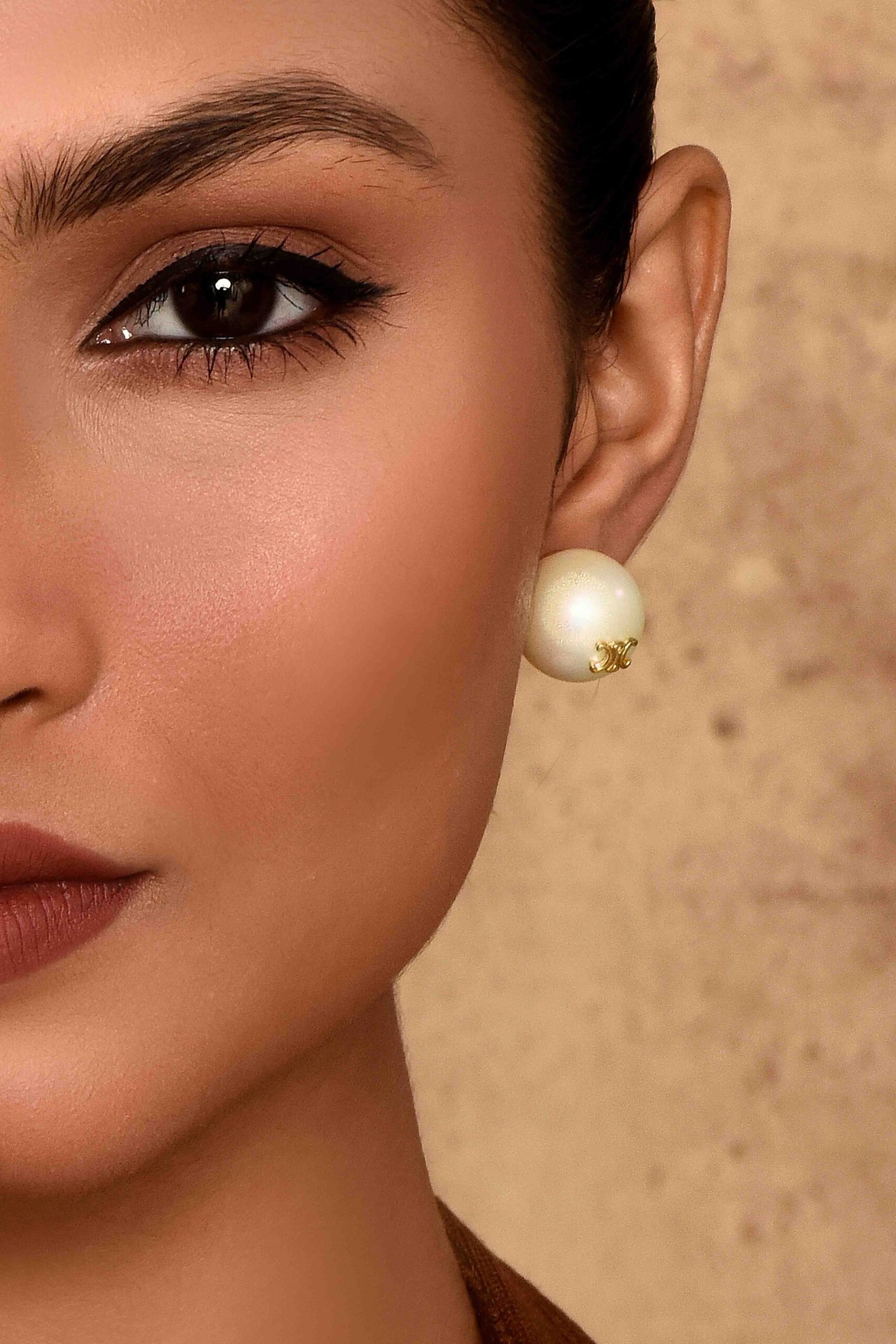 UNIHLC Pearl Initial Studs - Image 2