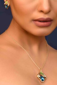 UNIHLC Aqua Glaze Pendant Set