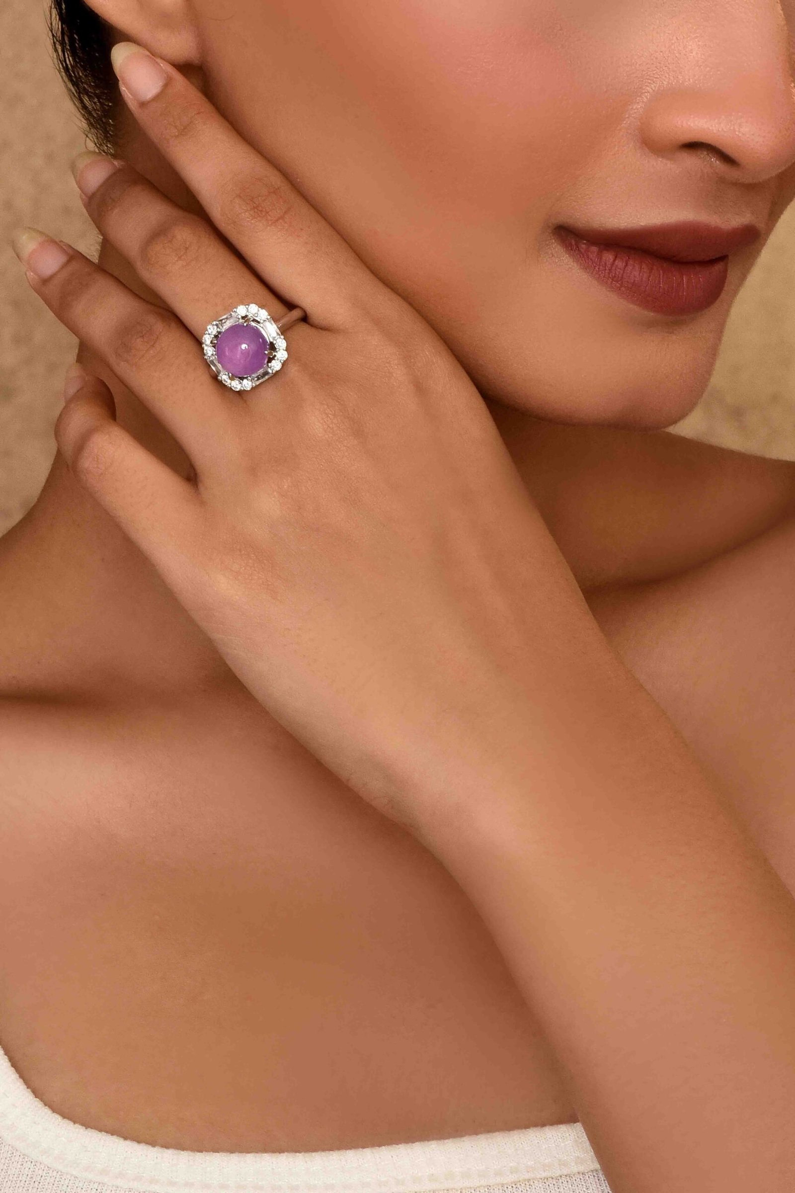 UNIHLC Lavender Halo Ring - Image 3