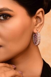 UNIHLC Rosé Pearl Duo Hoops