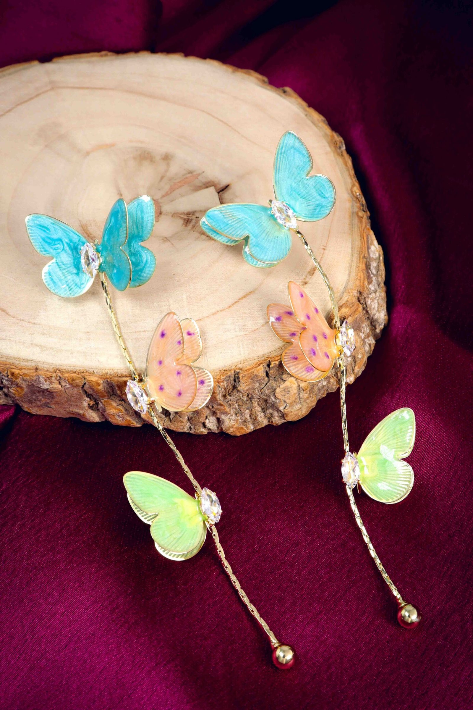 UNIHLC Garden Butterfly Danglers - Image 4