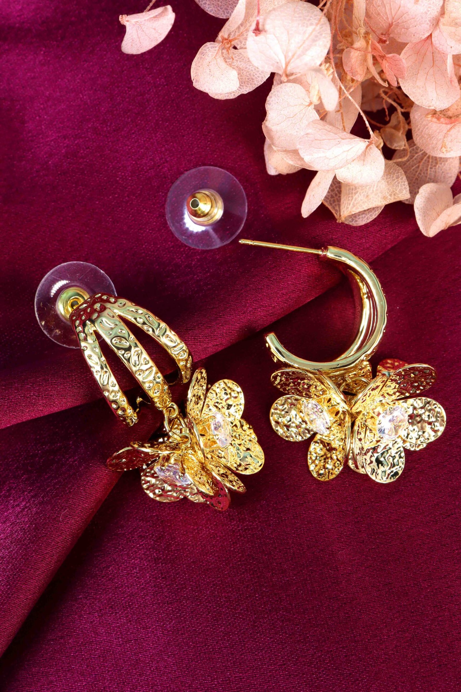 UNIHLC Butterfly Bloom Hoops - Image 4