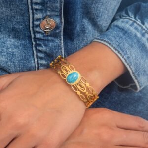 UNIHLC Turquoise Center Cuff