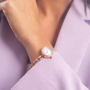 UNIHLC Rose Gold Crystal Watch