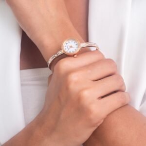 UNIHLC Rose Gold Crystal Watch