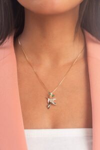 UNIHLC Emerald Bird Pendant