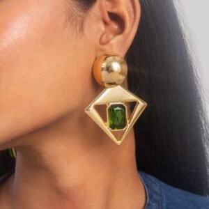 UNIHLC Golden Triangle Earrings