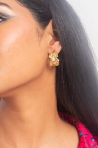 UNIHLC Golden Leaf Earrings