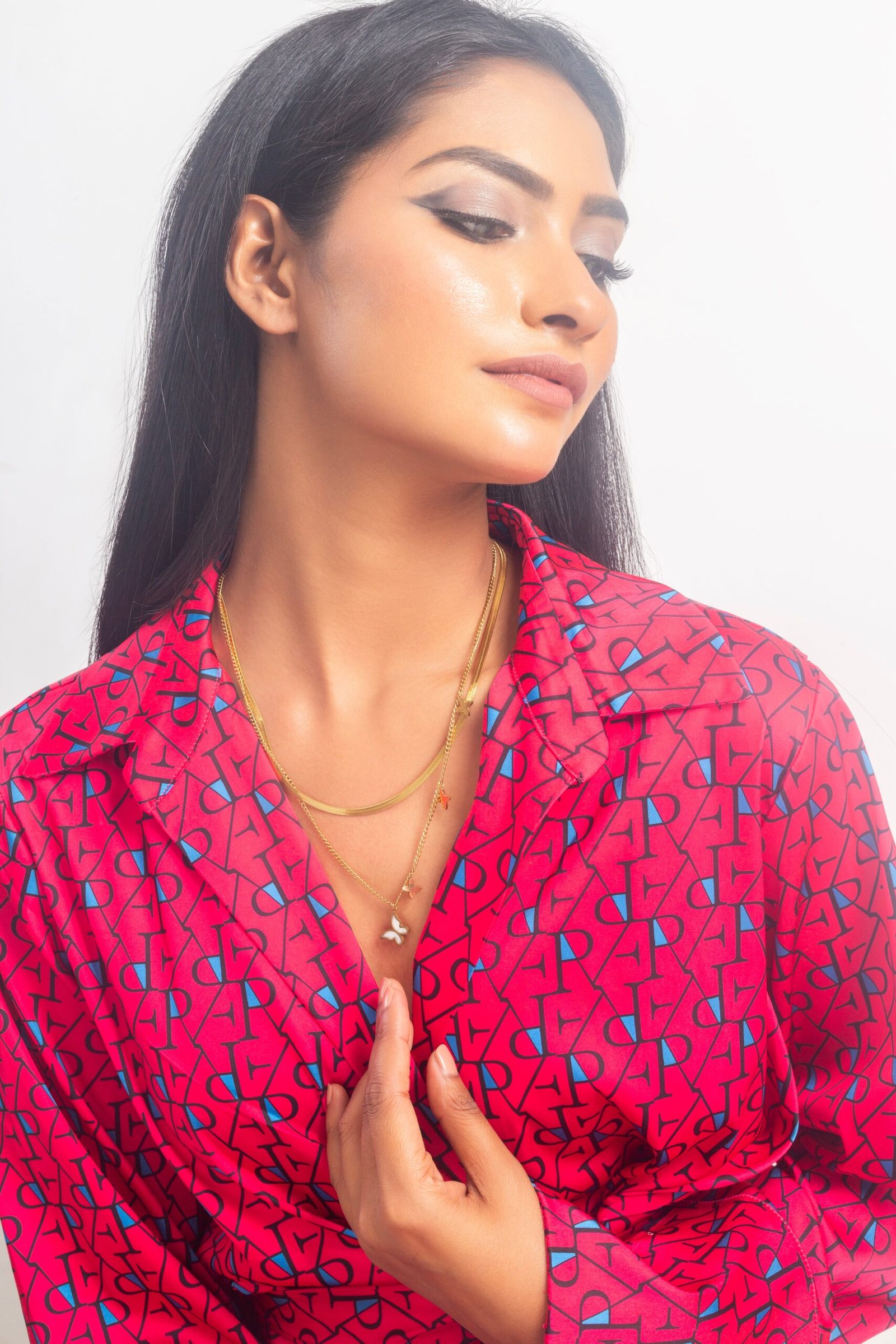 UNIHLC Double Layer Butterfly Necklace - Image 2