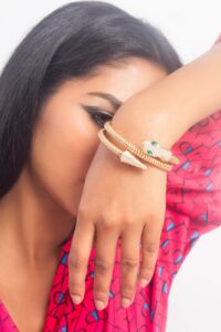 UNIHLC Golden Snake Bracelet