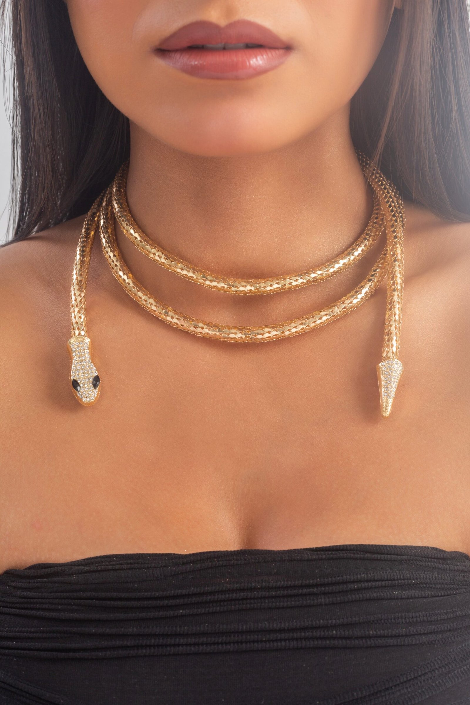 UNIHLC Twin Snake Necklace - Image 2