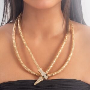 UNIHLC Twin Snake Necklace