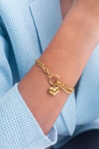 UNIHLC Golden Heart Charm