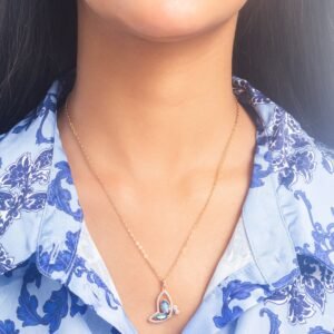 UNIHLC Celestial Blue Wings Necklace