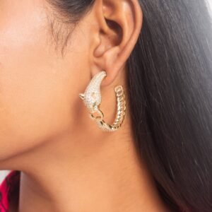 UNIHLC Silver Cat Hoops
