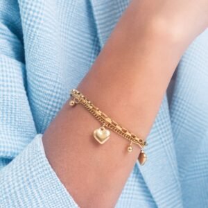 UNIHLC Heart Stack Bracelet