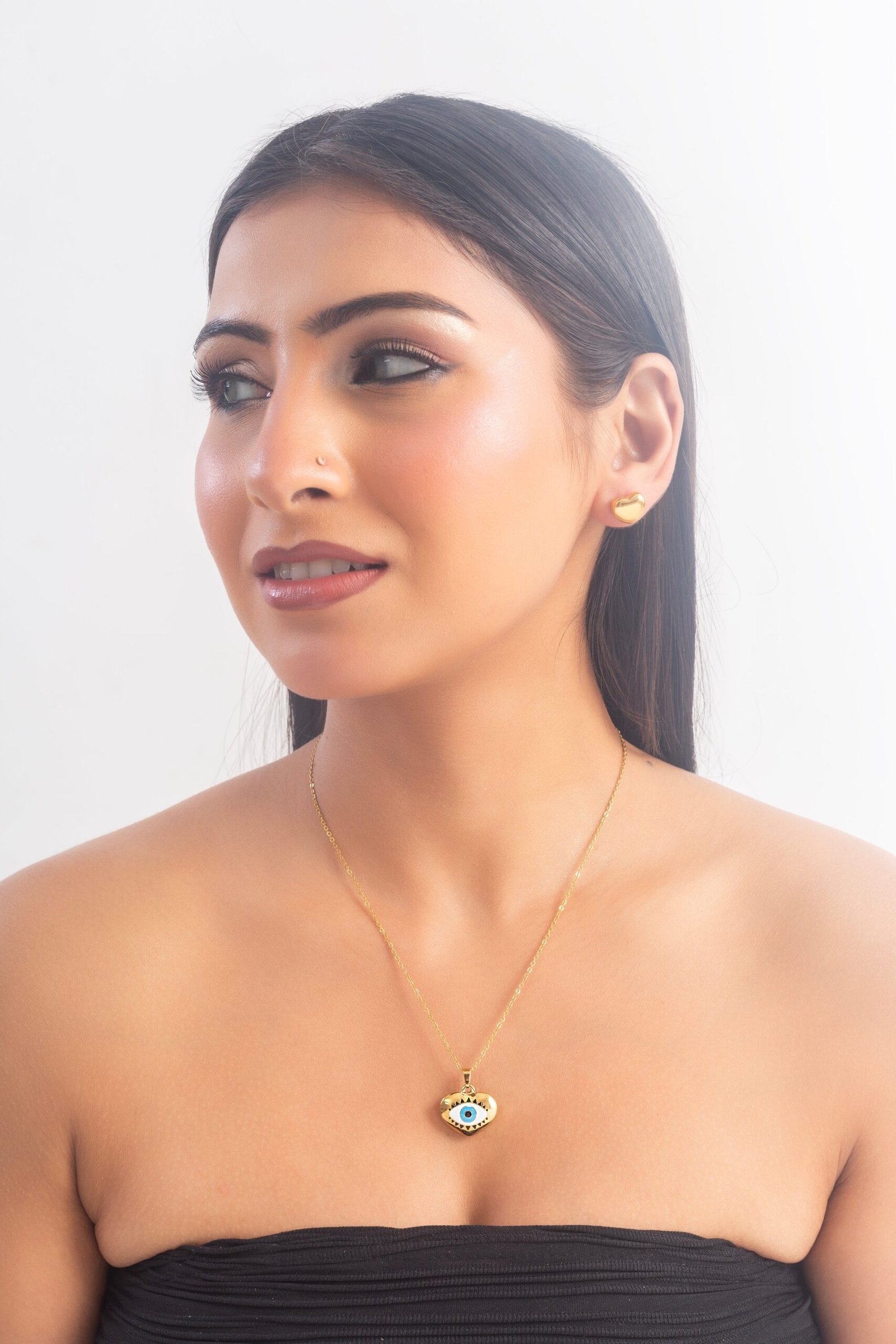 UNIHLC Golden Evil Eye Pendant - Image 2