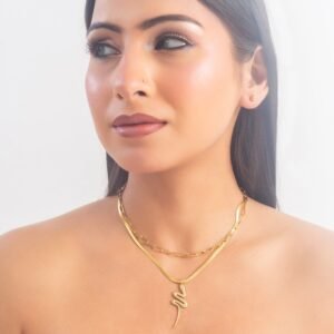 UNIHLC Twin Layer Snake Necklace
