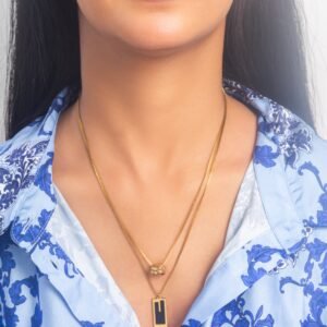 UNIHLC Double Layer Golden Neckpiece