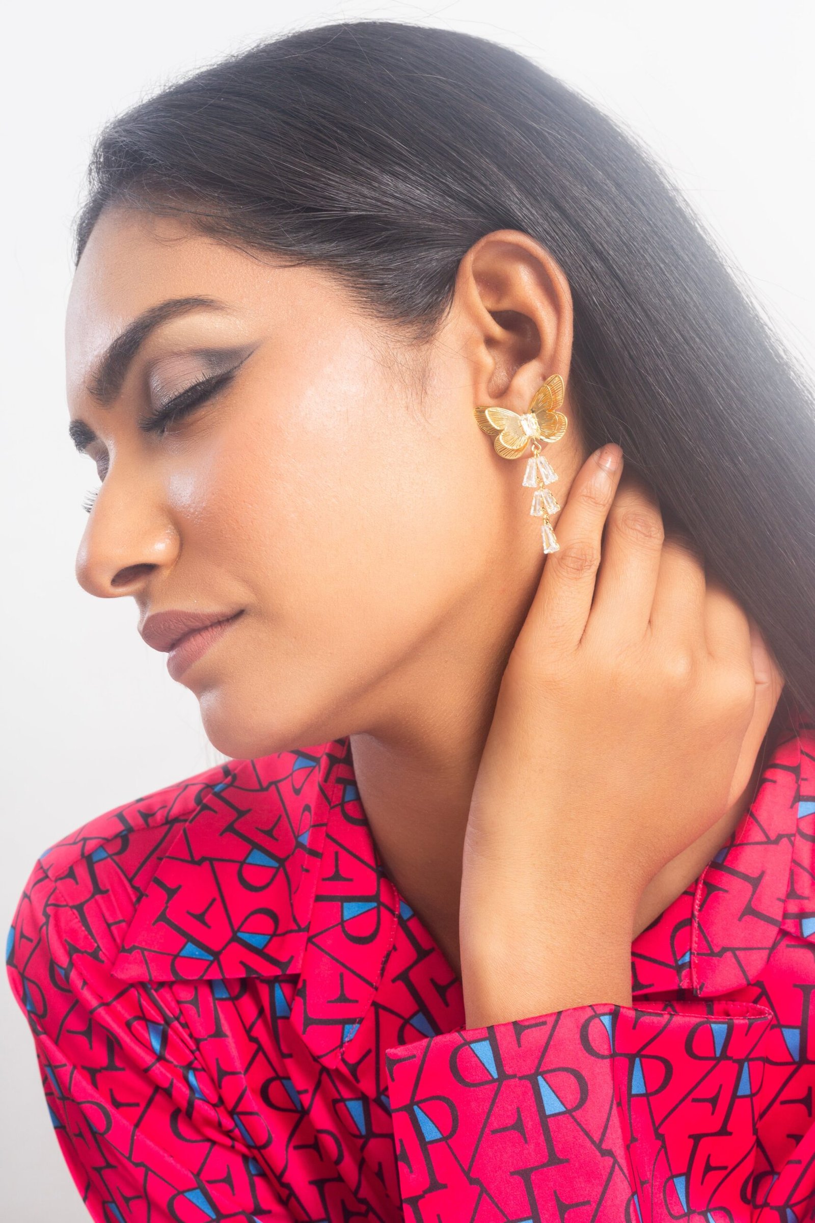 UNIHLC Butterfly Tassel Earrings