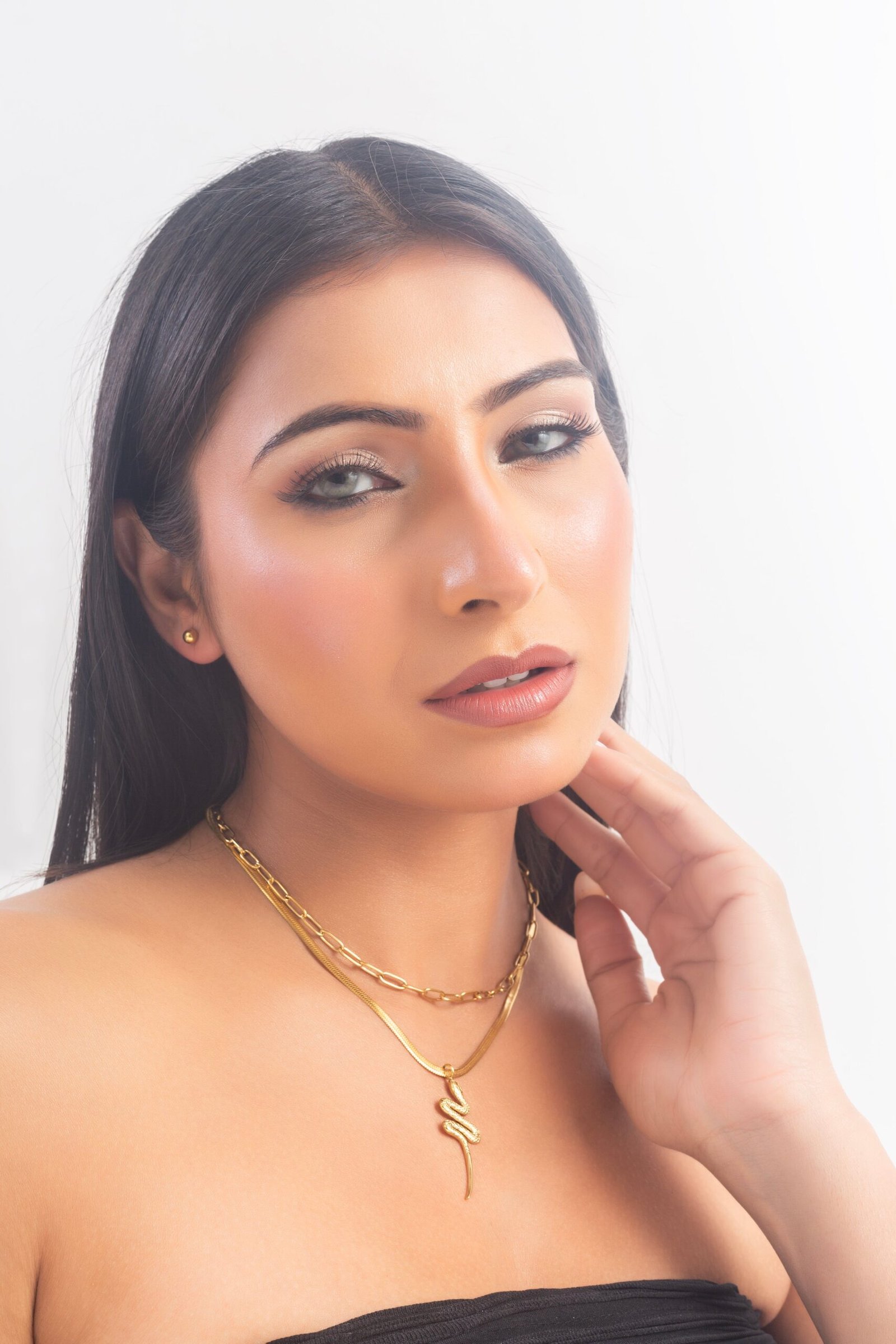 UNIHLC Twin Layer Snake Necklace - Image 4