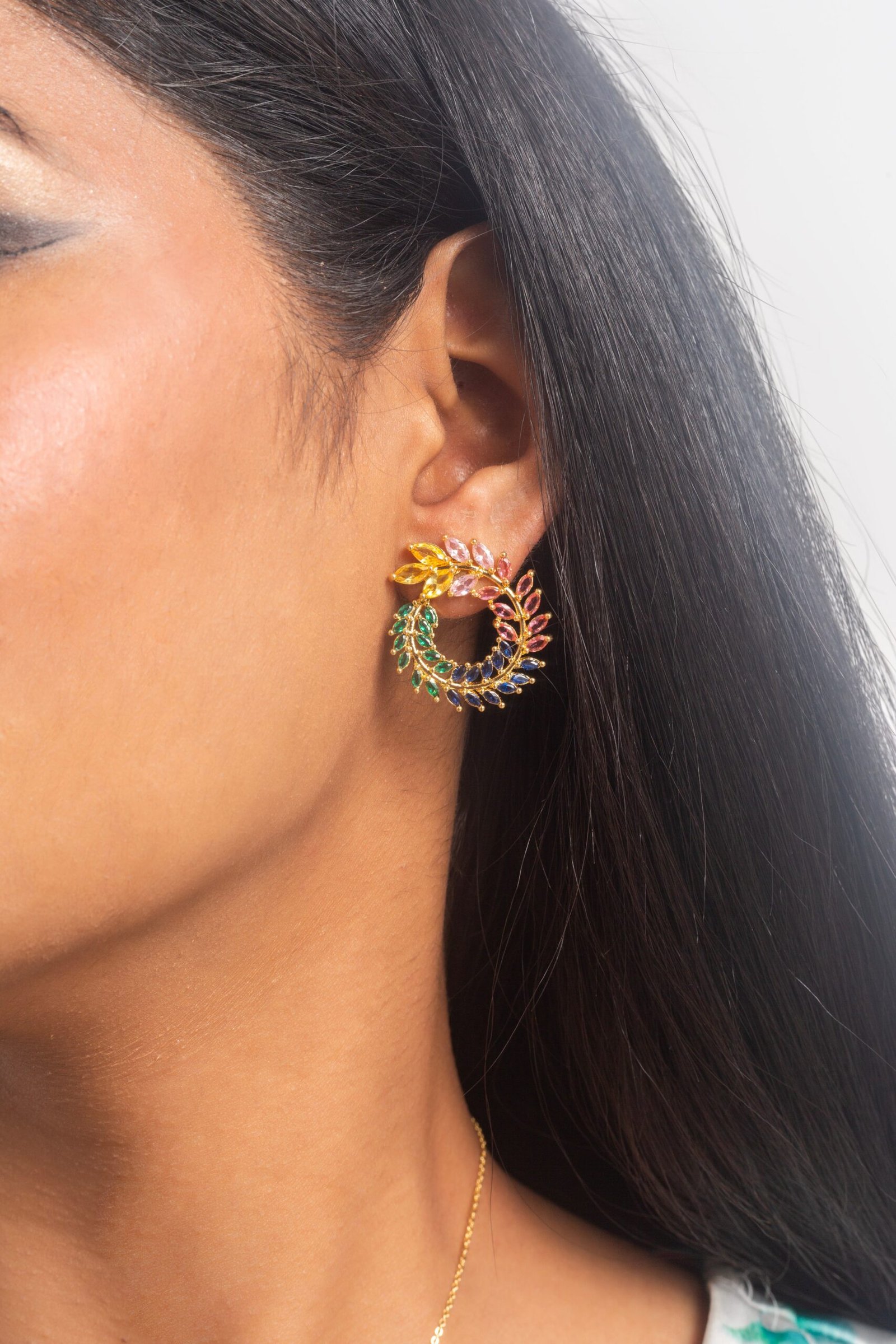 UNIHLC Multicoloured Leaflet Jewelry Set - Image 3