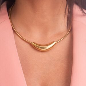 UNIHLC Golden Curve Necklace