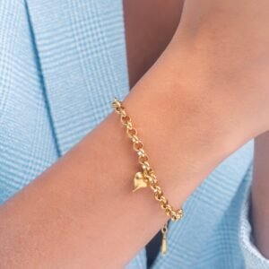 UNIHLC Chunky Heart Cuff