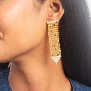 UNIHLC Gold Dangling Earrings