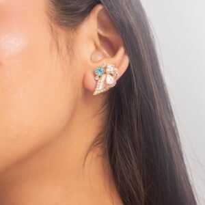 UNIHLC Gemstone Spark Studs