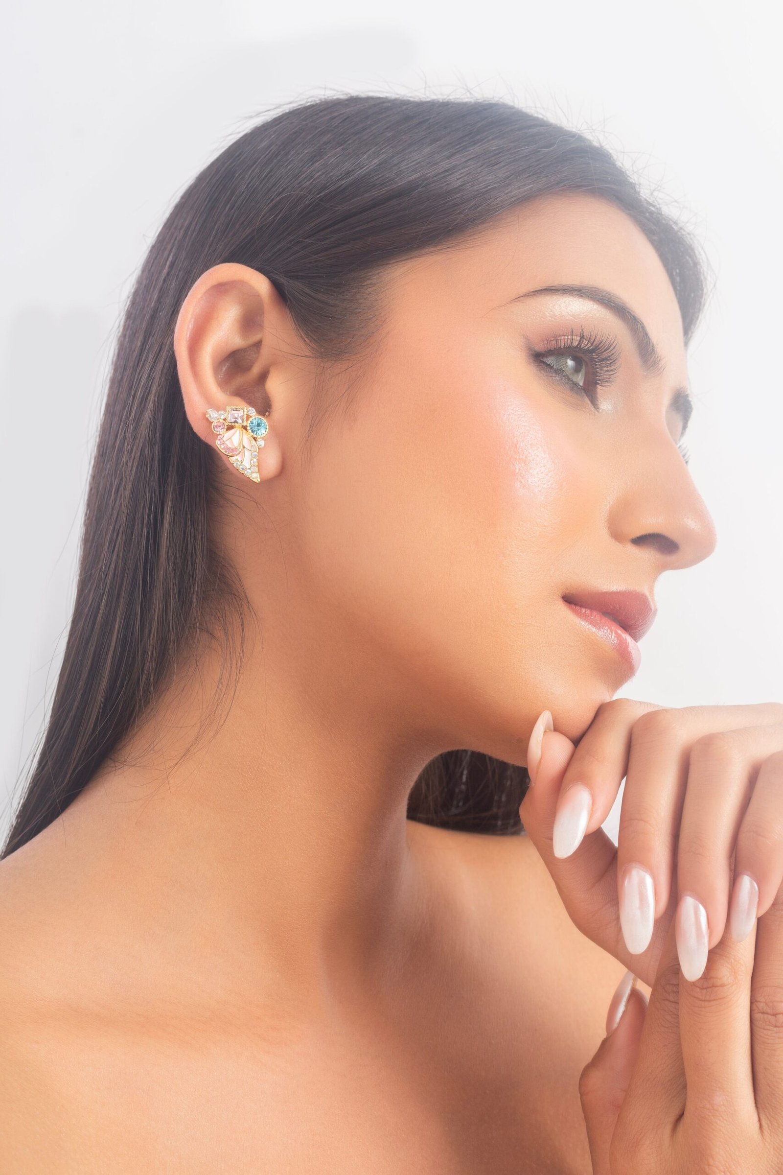 UNIHLC Gemstone Spark Studs - Image 2